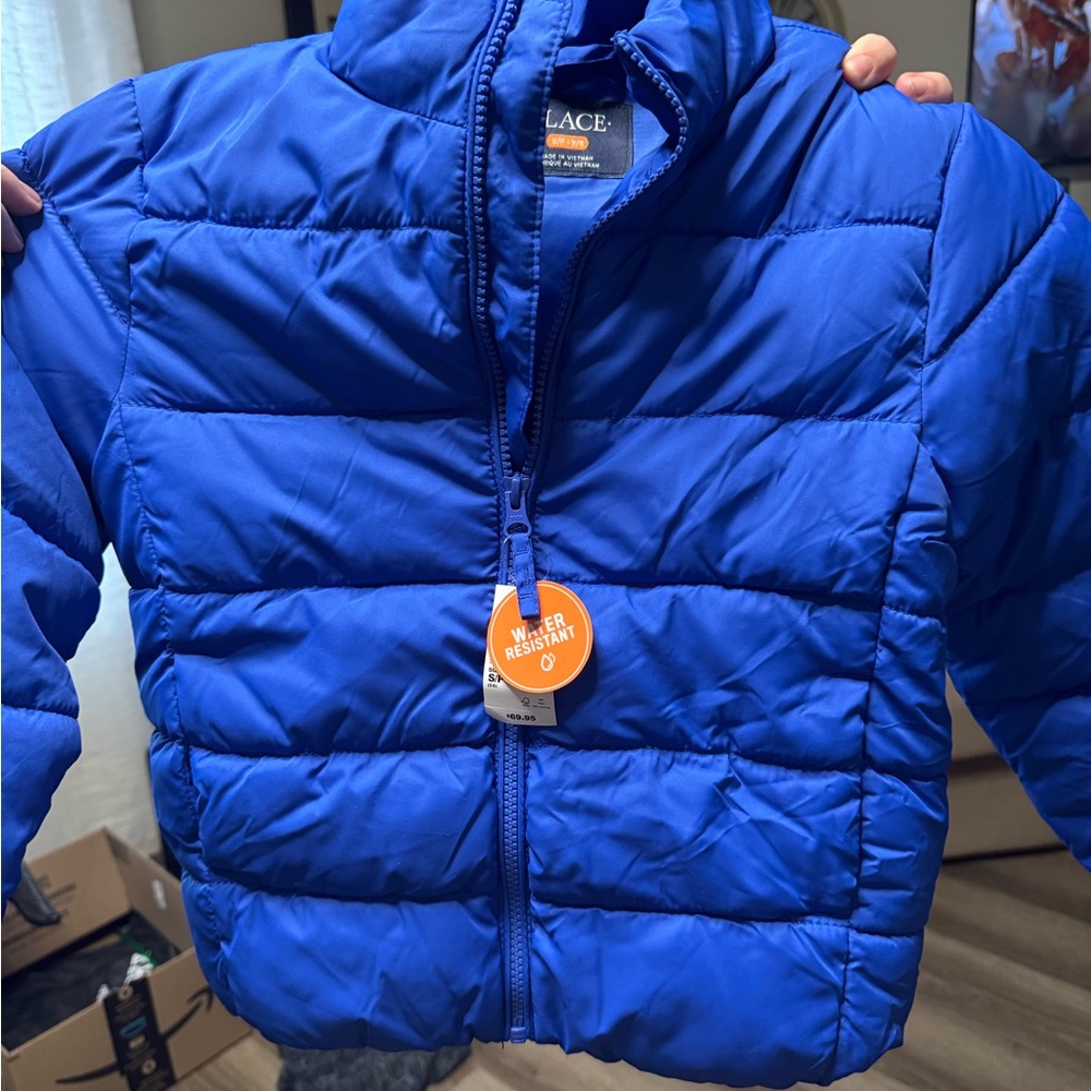 Kids Blue Puffer Jacket